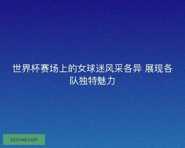 世界杯赛场上的女球迷风采各异 展现各队独特魅力